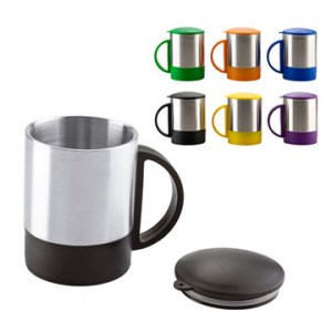 Minimug en Acero con Tapa - 180 mls. VA-271